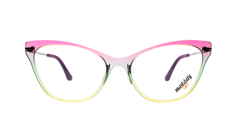 Women eyeglasses Butterfly Q03 Mad in Italy front