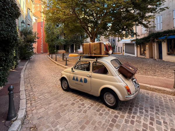 MAD ON THE ROAD – From Belluno to Paris (with a Fiat 500 in tow!)