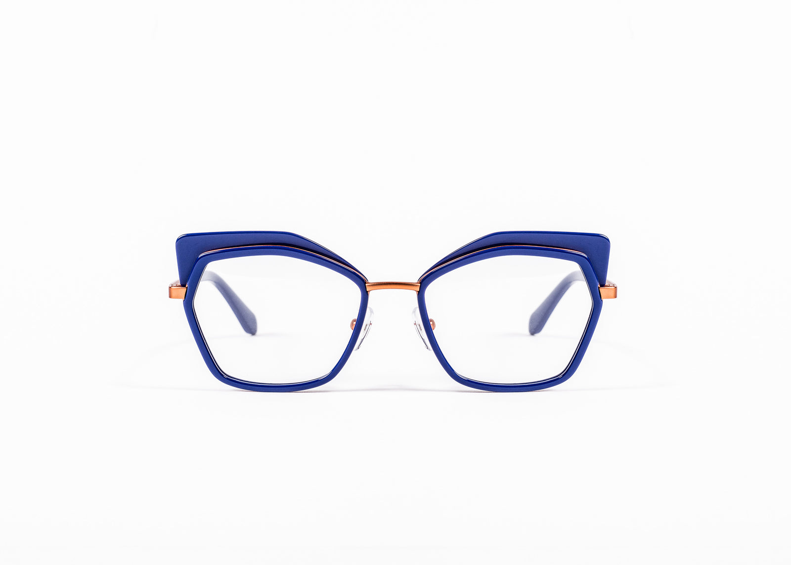 Mad in Italy MMXX C02 Cat Eye Eyeglasses Frames Purple Green 52-18-140 Hand Made Melanie Cat Eye Light Purple Glasses for Women | Eyebuydirect main image 4