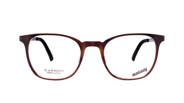 Unisex eyeglasses Bucatini A02 Mad in Italy front