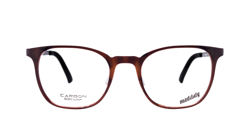 Unisex eyeglasses Bucatini A02 Mad in Italy front