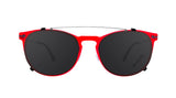 Unisex sunglasses clip-on Paride C1 Mad in Italy front